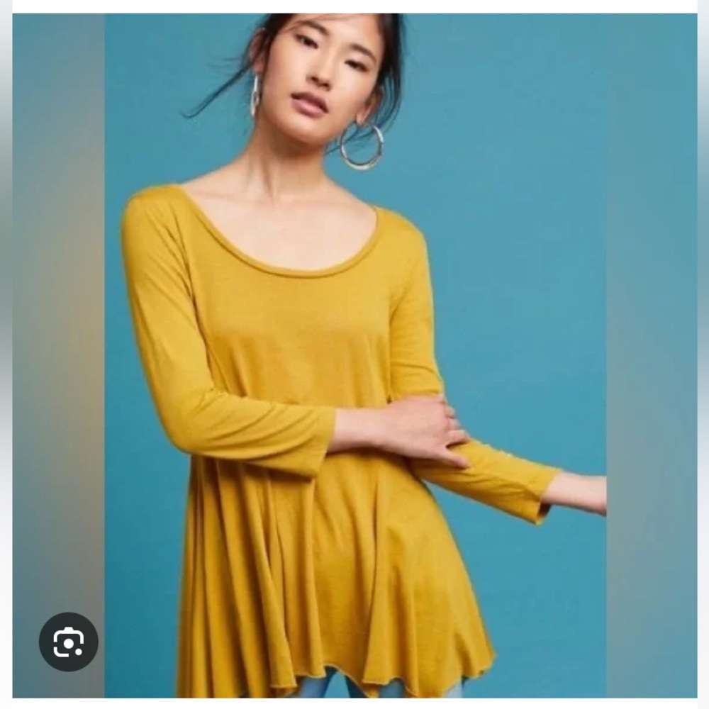 Anthropologie T.La Zandra Kerchief Tee